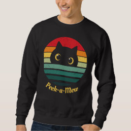 Sudadera Cara de Gato Adorable Peek a Mew