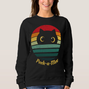 Sudadera Cara de Gato Adorable Peek a Mew