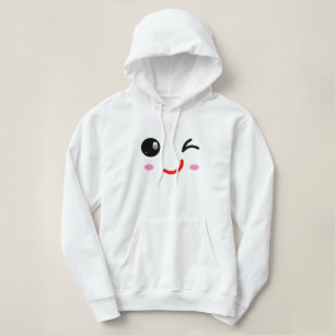 Sudadera Cara de guiño, sonrisa Wink