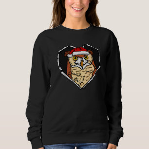 Sudadera Cara De Lechuza De Ropa Desgarrada Con Corazón De