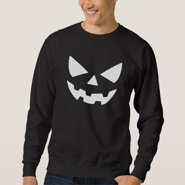 Sudadera Cara de Linterna Jack Gigante Calabaza de Hallowee (Anverso)