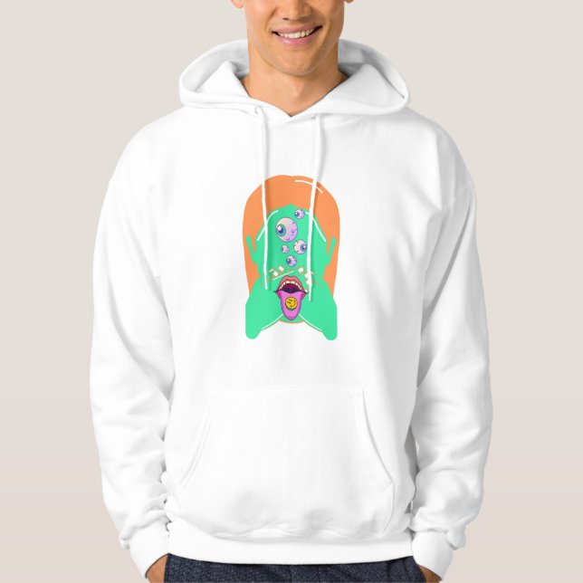Sudadera cara de monstruo (Anverso)