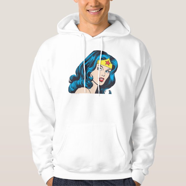 Sudadera Cara de mujer maravilla (Anverso)