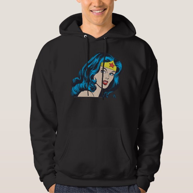 Sudadera Cara de mujer maravilla (Anverso)