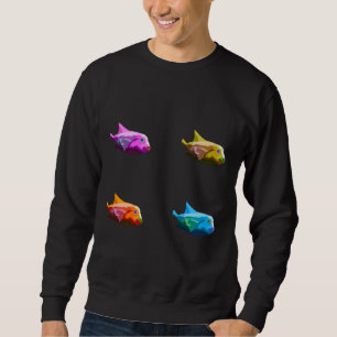 Sudadera Cara de peces arco iris