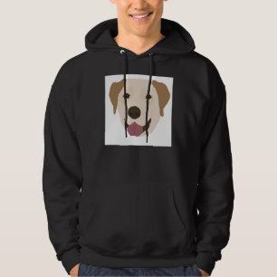 Sudadera Cara de perro del laboratorio amarillo de Houston