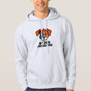 Sudadera Cara de Perro Juzgadora Arte de Cita Sarcástica