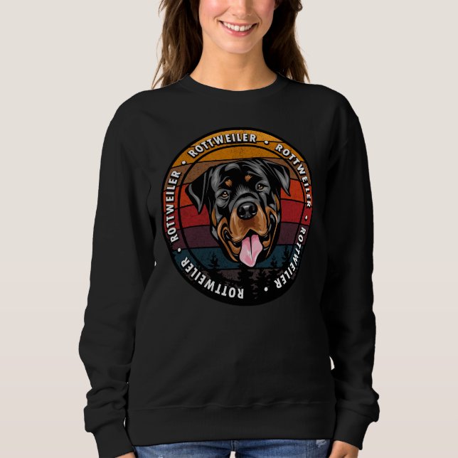 Sudadera Cara de perro retro rotulier con angustia al atard (Anverso)