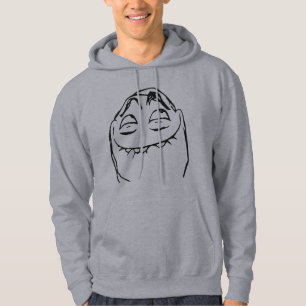 Sudadera Cara de risa Meme cómico de la rabia de PFFTCH