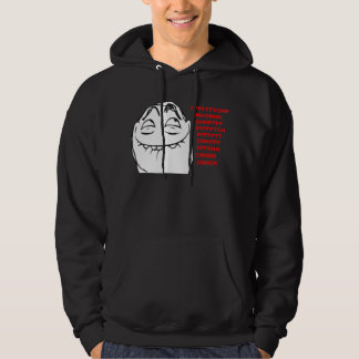 Sudadera Cara de risa Meme cómico de la rabia de PFFTCH