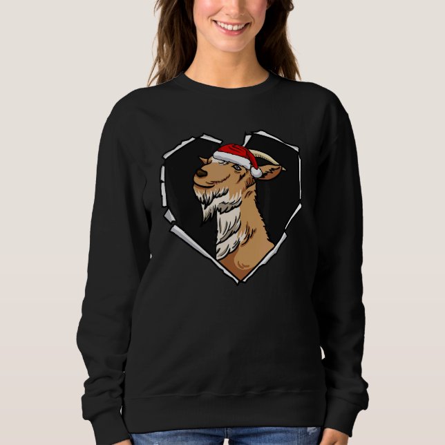 Sudadera Cara De Ropa De Ropa Derramada Con Corazón De Aguj (Anverso)