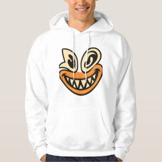 Sudadera Cara de sonrisa amplia y loca: camiseta gráfica au