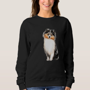 Sudadera Cara De Un Perro Sheltie 8 Prima