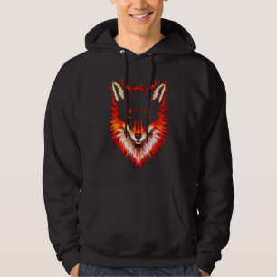 Sudadera Cara de Zorro en Llamas