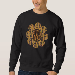 Sudadera Cara feliz disfraz de galleta flor cara sonriente