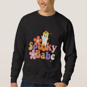 Sudadera Cara Feliz Flor Bebé Espeluznante Temporada Fantas