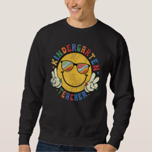 Sudadera Cara Feliz Sonriente Groovy Maestra de Jardín de I