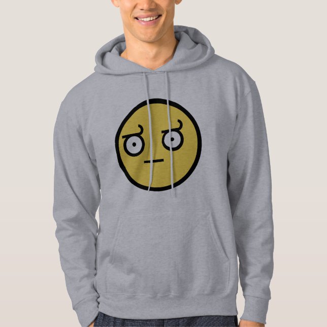 Sudadera Cara impresionante de la desaprobación (Anverso)