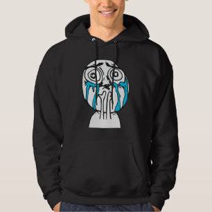 Sudadera Cara linda Meme de la rabia de la sobrecarga del