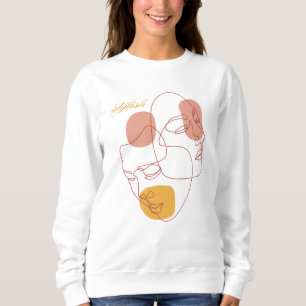 Sudadera Cara minimalista