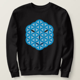 Sudadera Cara sagrada - Arturia, Azul.
