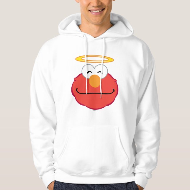 Sudadera Cara sonriente con halo de Elmo (Anverso)