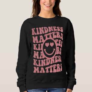 Sudadera Cara Sonriente Groovy La Bondad Importa Inspirador