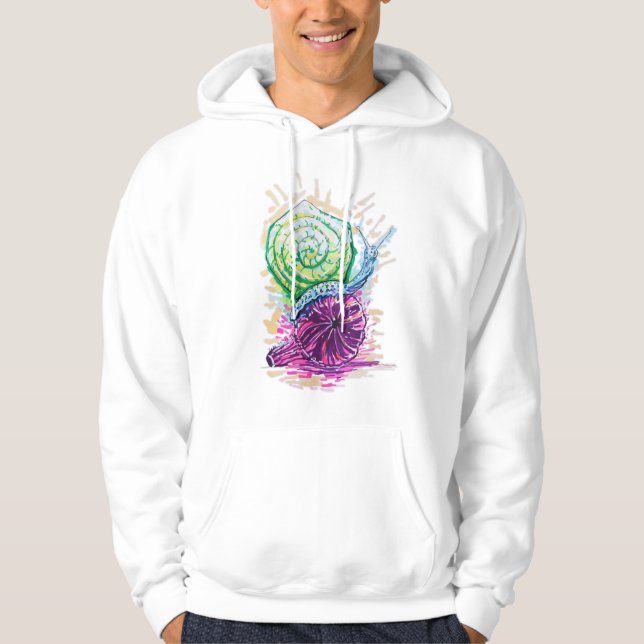 Sudadera Caracol en la higuera colorido (Anverso)