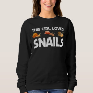 Sudadera Caracol para niñas niños caracol de agua dulce