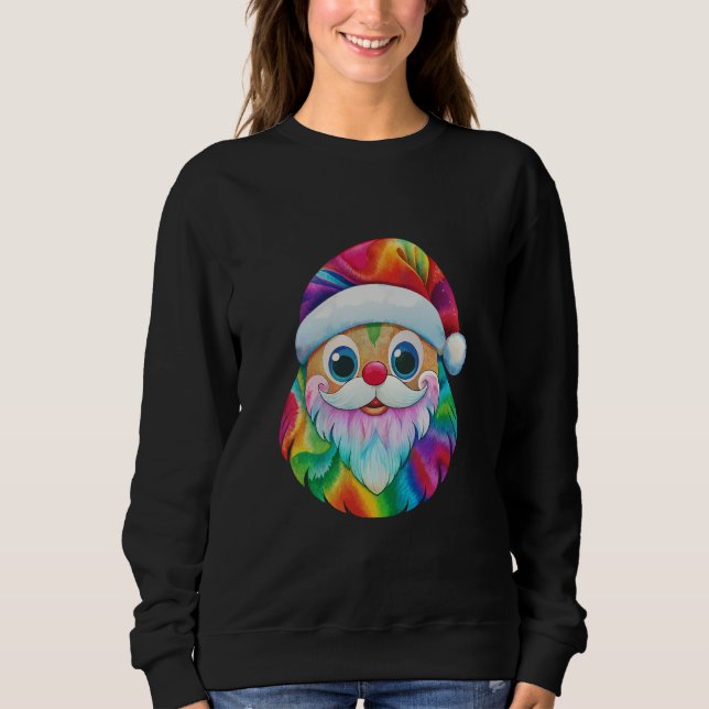 Sudadera Carácter caprichoso de Santa Hat T-Shirt (Anverso)