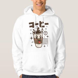Sudadera Carácter de dibujos animados de anime de escritura