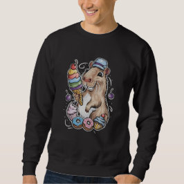 Sudadera caramelos de capibara donuts dulces de bizcocho