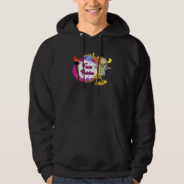 Sudadera Caras de artista pintor (Anverso)