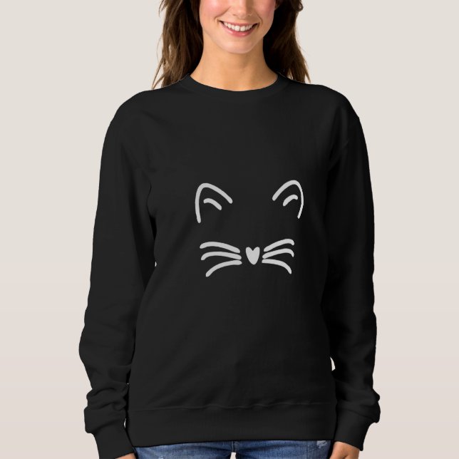 Sudadera Caras de gato (Anverso)