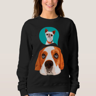 Sudadera Caras de perro de las mujeres adorables con perros