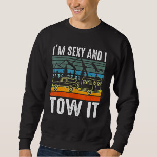 Sudadera Caravana Caravana Viaje por Carretera Chiste Retro