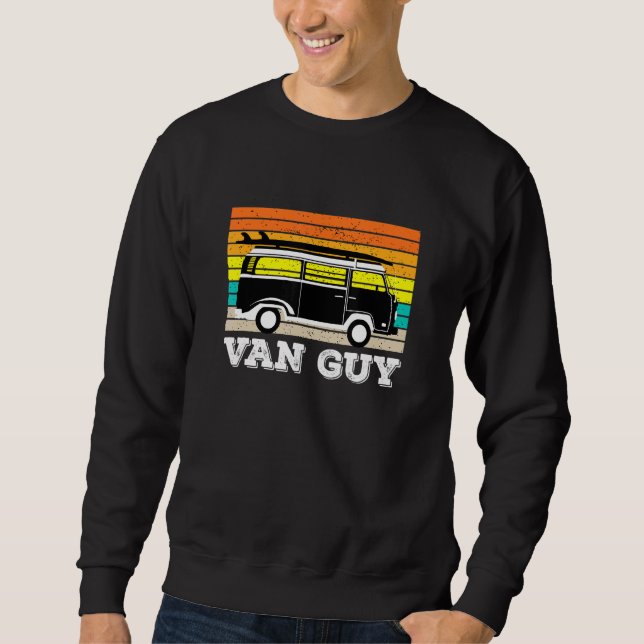 Sudadera Caravana de Van Life de Camper Retro 1 (Anverso)