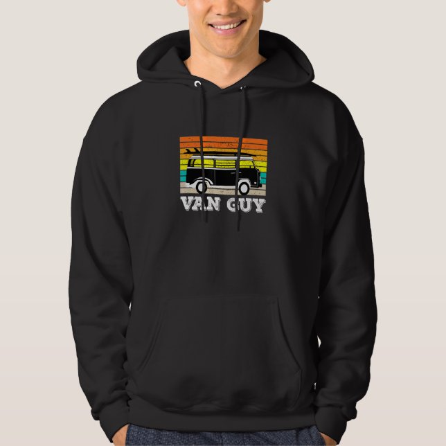 Sudadera Caravana de Van Life de Camper Retro 1 (Anverso)