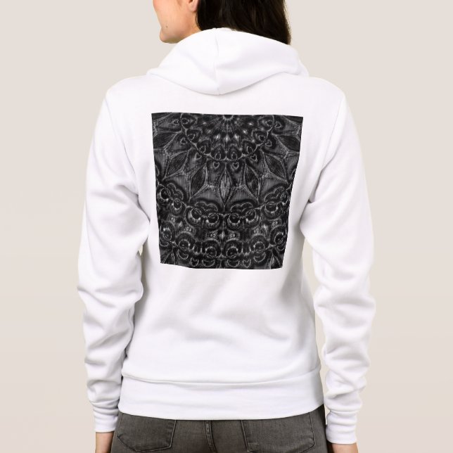 Sudadera Carbón Mandala (Reverso)