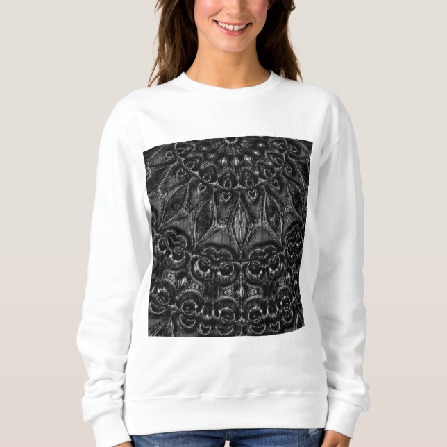 Sudadera Carbón Mandala (Anverso)