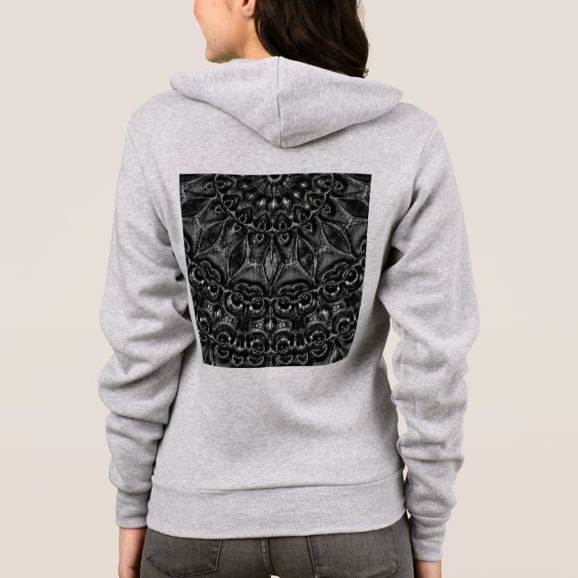 Sudadera Carbón Mandala Hoodie (Reverso)