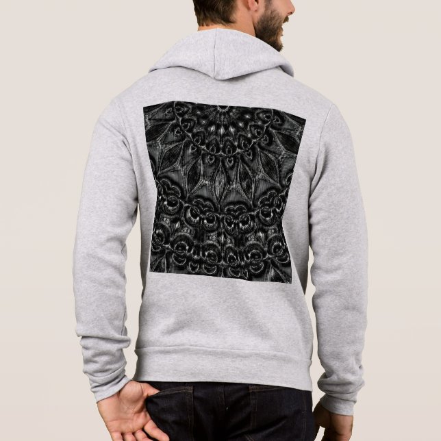 Sudadera Carbón Mandala Hoodie (Reverso)