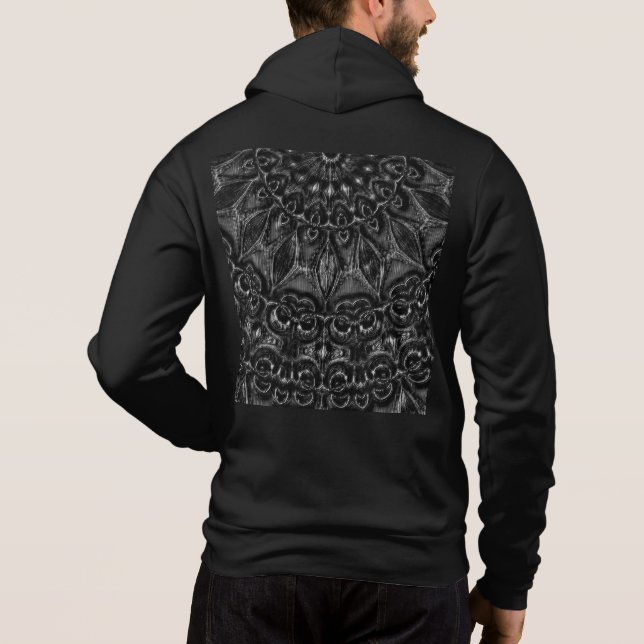 Sudadera Carbón Mandala Hoodie (Reverso)