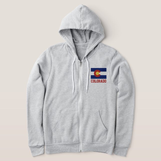 Sudadera Carcasa con cremallera de personalizado de bandera (Distribución)