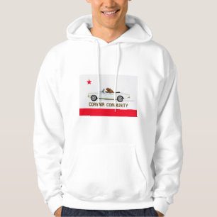 Sudadera Carcasa convertible Corvair de la bandera de Calif
