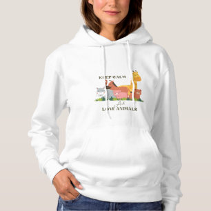 Sudadera Carcasa de impresión suave y acogedora para animal