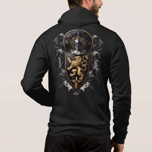 Sudadera Carcasa de los hombres con el escudo de armas larg (Reverso)