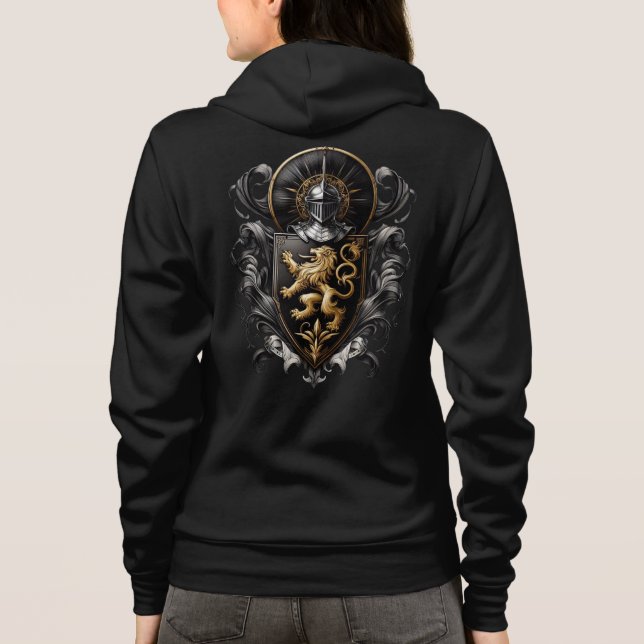 Sudadera Carcasa de mujeres con el escudo largo de armas (Reverso)