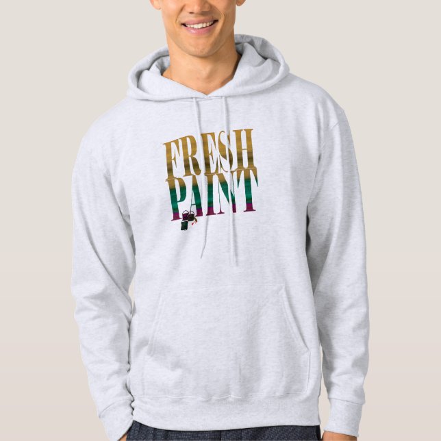 Sudadera Carcasa de pintura fresca (Anverso)
