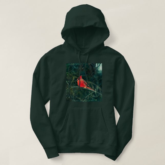 Sudadera Cardenal de invierno en tormenta de nieve - Mejora (Diseño del anverso)
